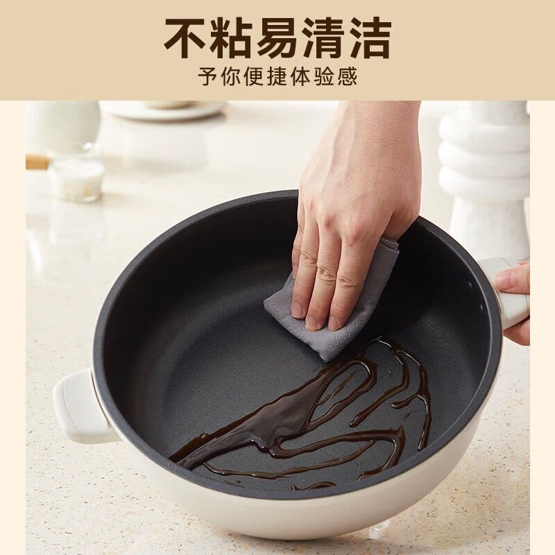小熊(Bear) 电火锅 电煮锅 火锅专 多用途锅电蒸锅电烤炉多功能锅分体式家用电热锅料理涮肉锅 DHG-C40W2图片