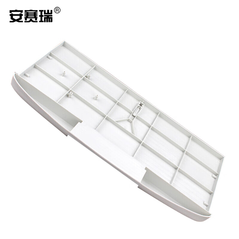 安赛瑞 键盘托架 办公桌键盘托架 滑轨抽屉配件直线轨道托架 27mm黑色滑轨 8F00003高清大图