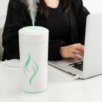 车载空气加湿器净化纳米喷雾补水家用卧室迷你学生香薰大雾量小型|蓝色[上加水不湿桌面]