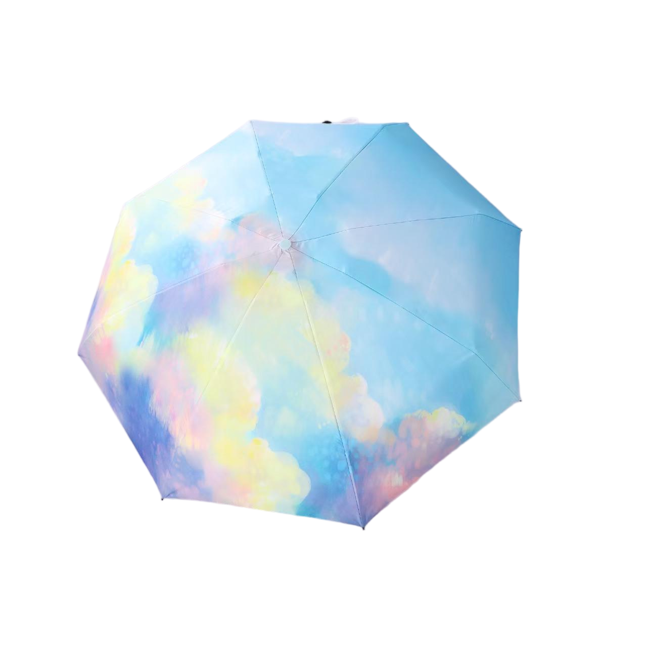 洛安斯 渐变晴雨伞 五折8骨 把高清大图