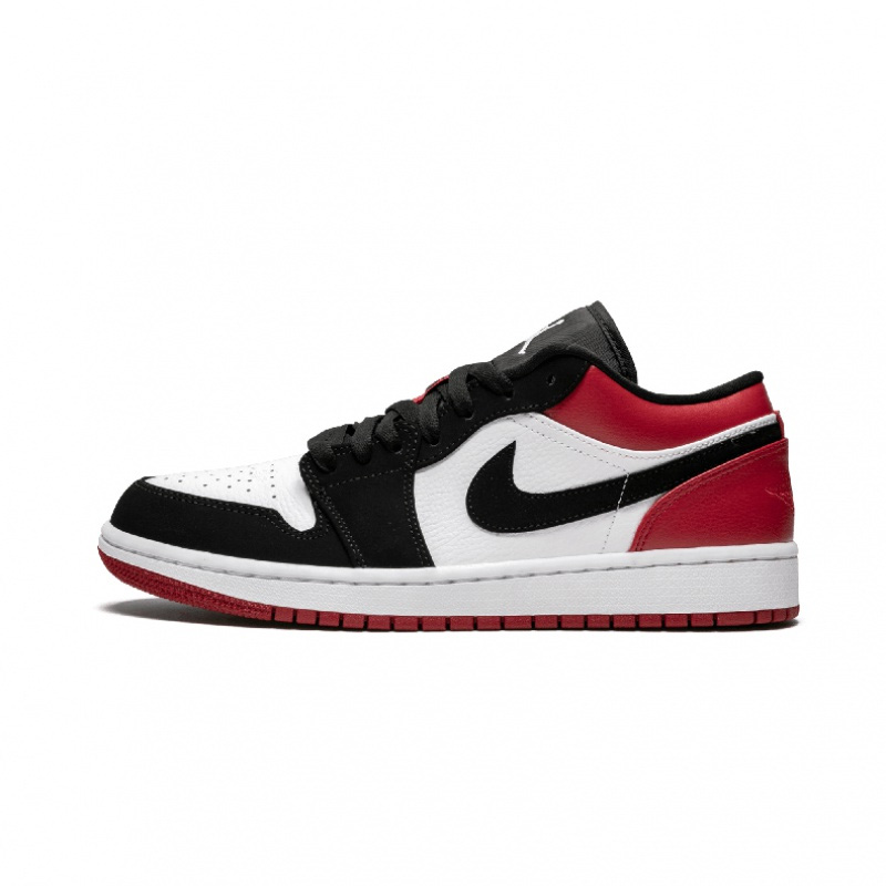 nike air jordan 1 low aj 1 黑红脚趾 低帮篮球休闲鞋 553558-116