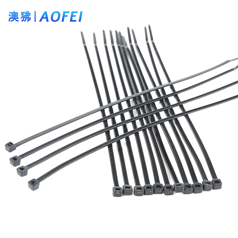 澳狒 轧带 工业尼龙扎带自锁式轧带国标困扎绑带高清大图