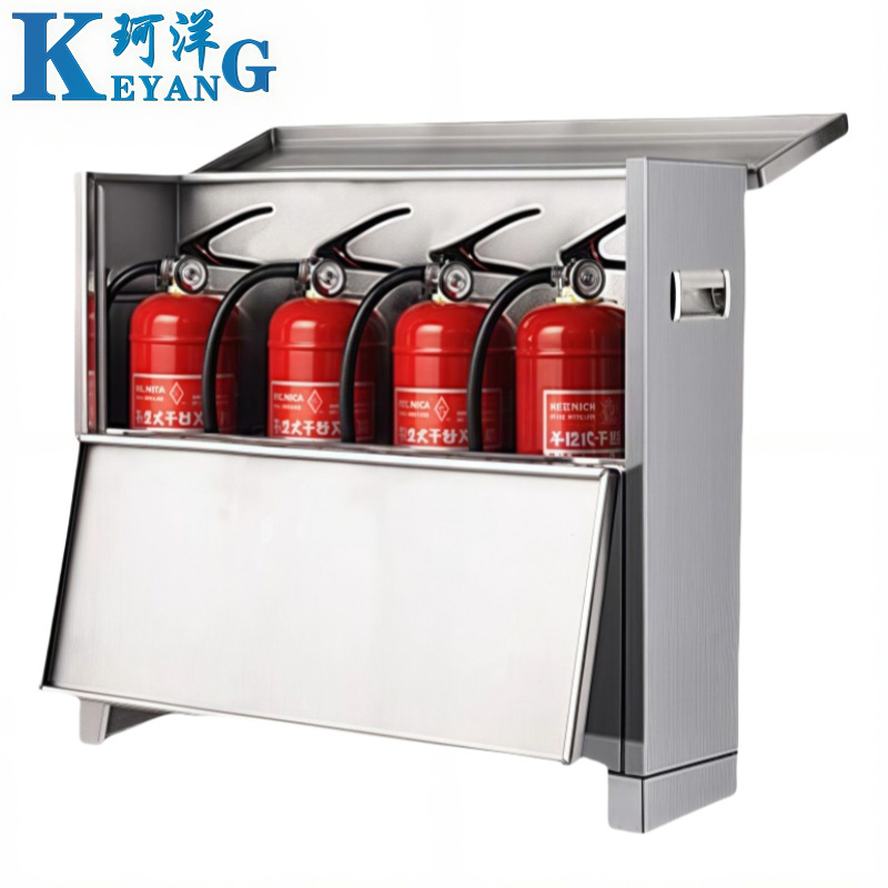 珂洋 不锈钢灭火器箱 4KG*4 个高清大图