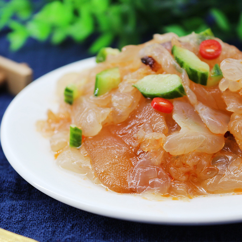 良时海 即食海蜇头220g*4袋 海产干货 鲜脆海蜇头 精选头部 夏季凉拌爽口解腻凉菜