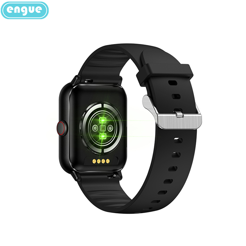 engue恩谷 心率检测智能手环EG-T8通话版黑色高清大图