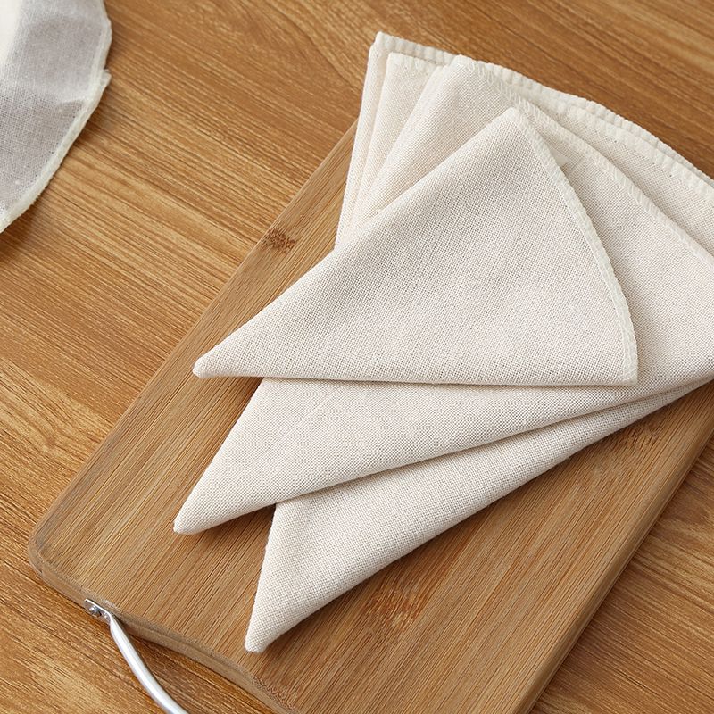 30cm5片家用蒸菜蒸笼布透气纱布蒸布厨房不粘笼布蒸