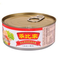 乐比家块装金枪鱼(油浸)罐头170g