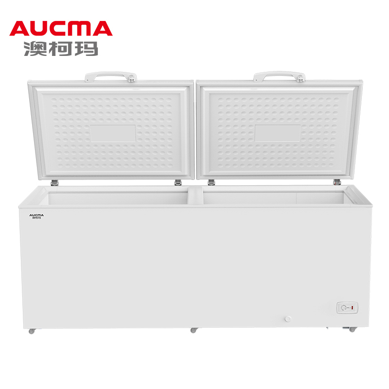 澳柯玛(AUCMA)商用卧式茶叶大容量冰柜 冷藏冷冻转换顶盖门 批发雪糕冷柜低温-26℃ BC/BD-828SNA