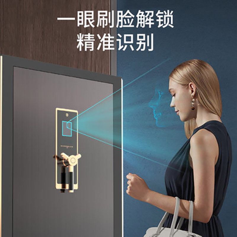 驰球保险柜宝石65黑色新款高端保险箱智能3D人脸识别wifi智控远程抓拍大型家用加密重型外贸及线下同款高清大图