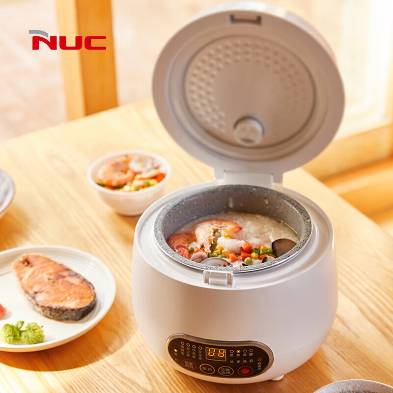 NUC麦饭石 智能电饭煲1.6LNC200 白色高清大图