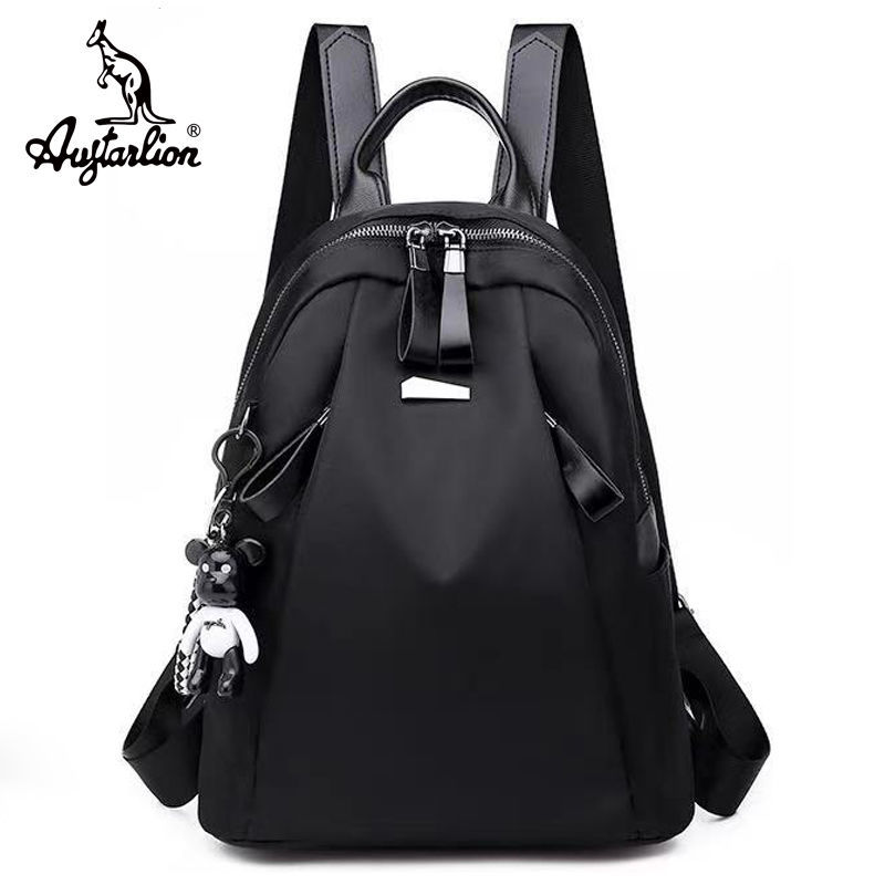 澳洲袋鼠女士双肩包女韩版潮背包女学生旅行书包女