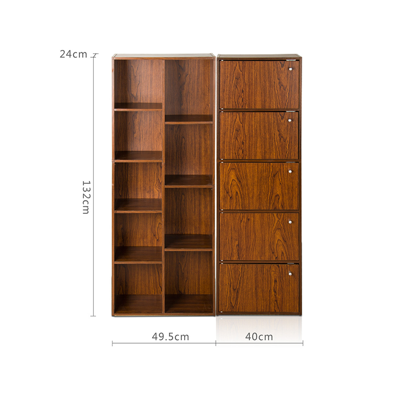 慧乐家九格柜书柜组合套装白枫木色（11108-1 +11087-1 ）高清大图