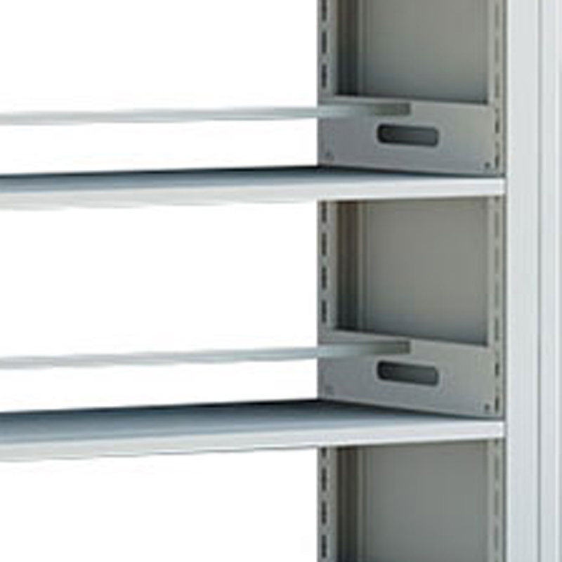 臻远ZY4072611 钢制书架资料架 双面6层一列一组白色 1000*450*2000mm高清大图