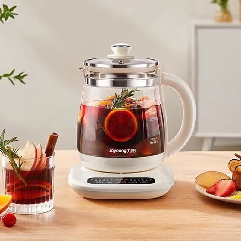 九阳养生壶1.5L花茶壶电水壶电茶壶高硼硅玻璃K15D-WY360高清大图
