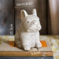 沉默的小八 守候狗狗 工艺陶瓷摆件 茶宠 茶杯犬寓意 沉默的小八（大）_266