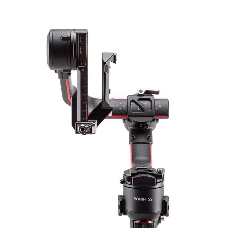 大疆(DJI)电池手柄 鹰眼图传 手机夹等原装配件 DJI R 竖拍相机固定组件高清大图