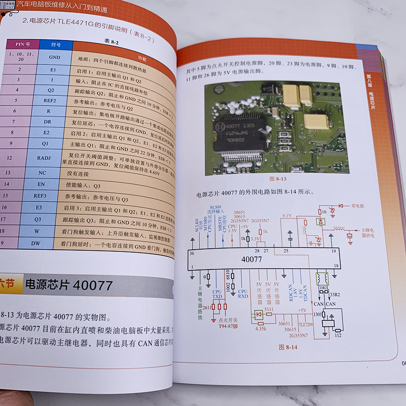 [正版]汽车电脑板维修从入门到精通 修行车电脑化学工业出版社 书籍高清大图