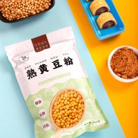 绿垦荒 熟黄豆面粉500g*1袋 速食冲饮豆浆粉 红糖糍粑豆乳盒子蛋糕驴打滚原料杂粮面粉