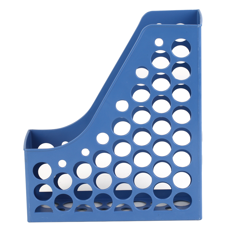 齐心 A1083 大容量资料架 单格 蓝 单个装高清大图