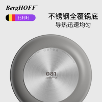 贝高福（Berghoff）锅具 Leo系列 煎锅 砖红（BH0102103）不粘锅平底炒锅煎蛋牛排电磁炉通用 28cm