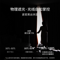 金蝉2022年大气新款全遮光轻奢窗帘成品卧室遮光窗帘
