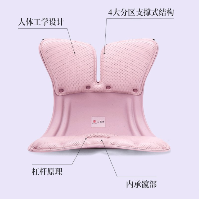 BKT 人体工学护腰坐姿椅 超大版 神秘黑-LP04高清大图