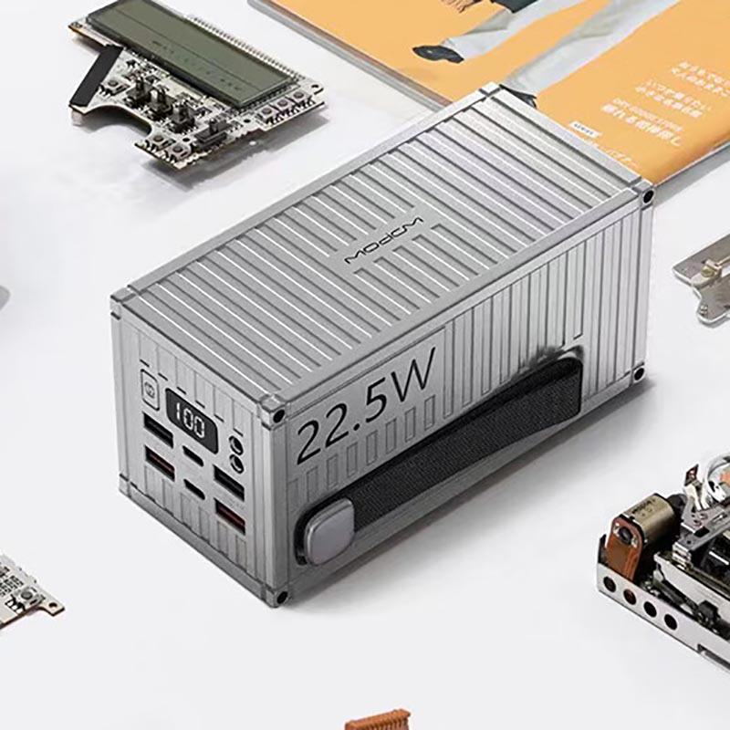 沃品充电宝PD35集装箱造型超大容量50000毫安快充移动电源高清大图