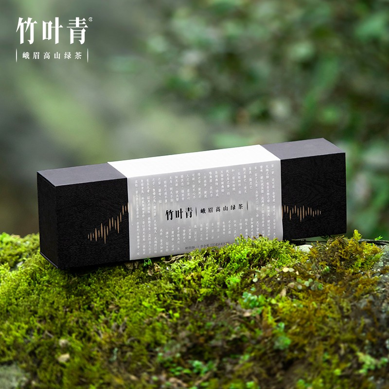 竹叶青2021春茶特级静心峨眉高山高端绿茶礼盒装120g盒视频