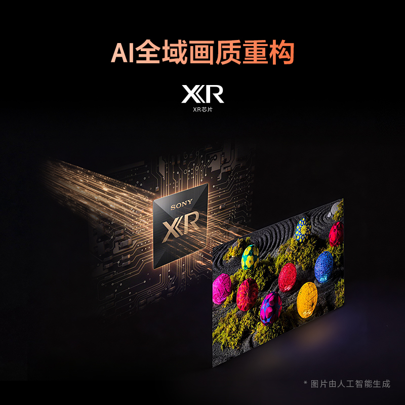 索尼电视7系Ⅱ 75英寸 RGB-Mini LED电视 AI画质音质优化 XR认知芯片 旗舰液晶高清大图