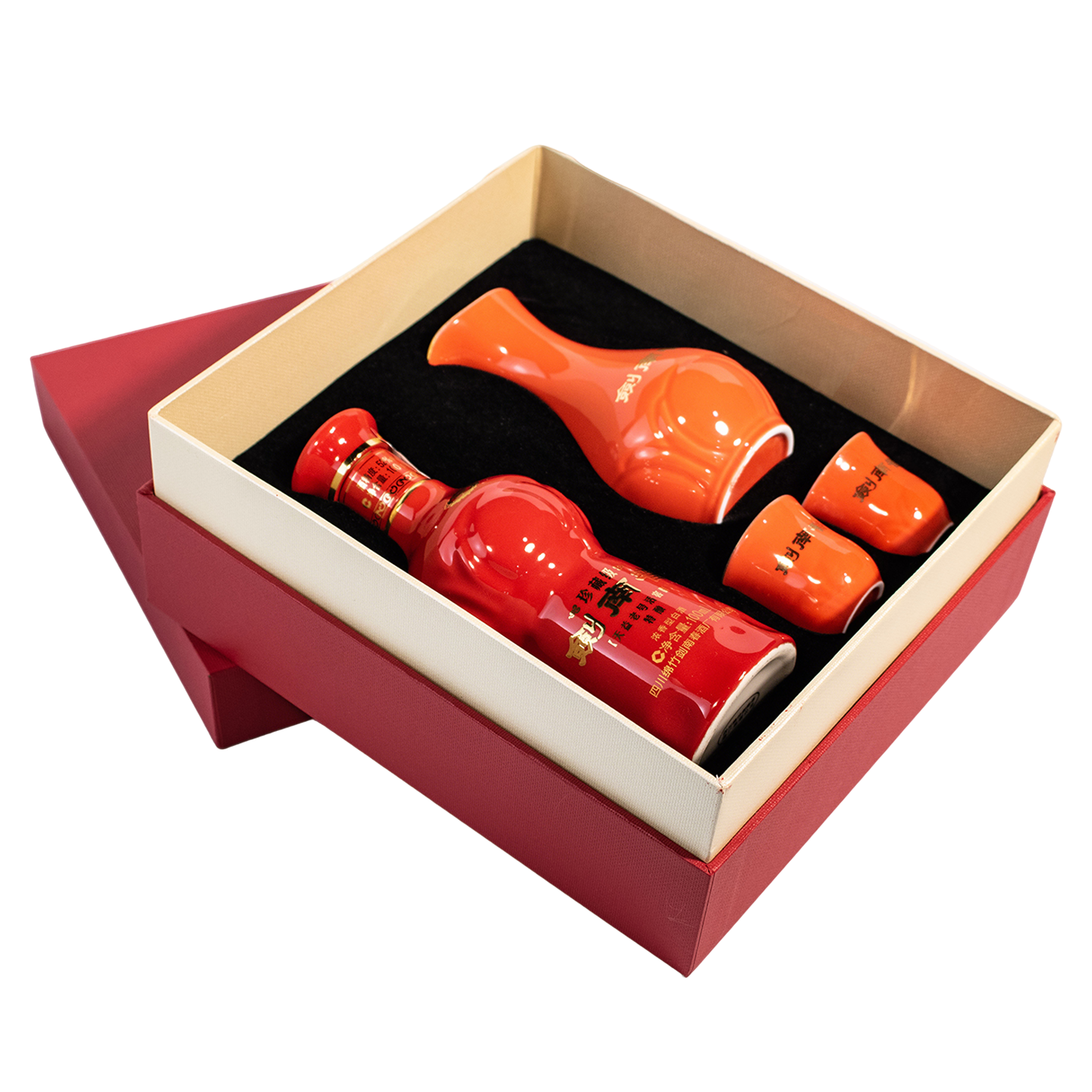 剑南春 剑南春珍藏级 52度浓香型100ml 小酒礼盒高清大图