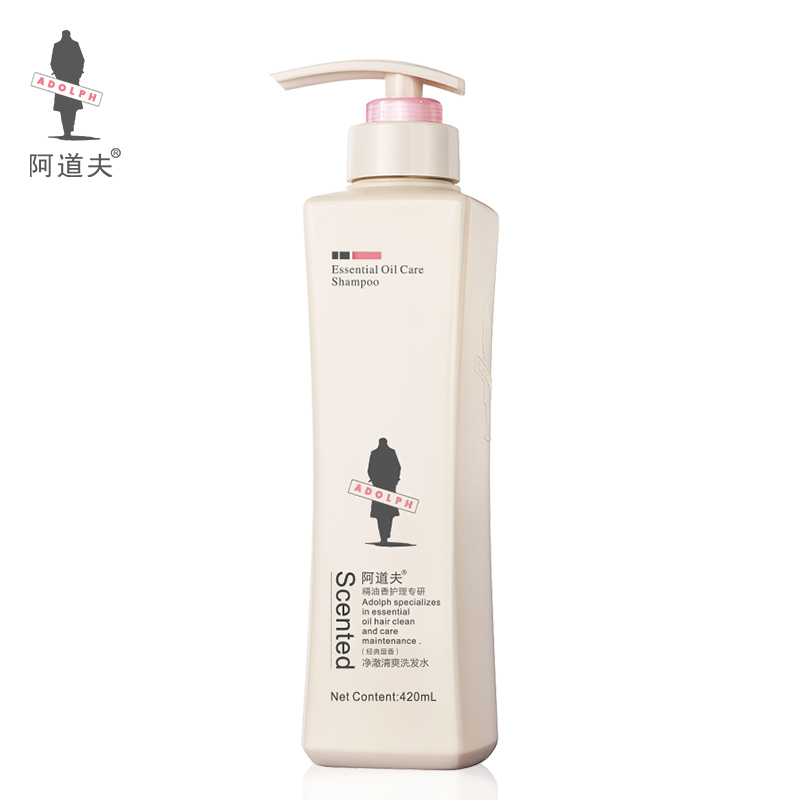 阿道夫洗护套装 净澈清爽控油洗发水护发素420ml*2