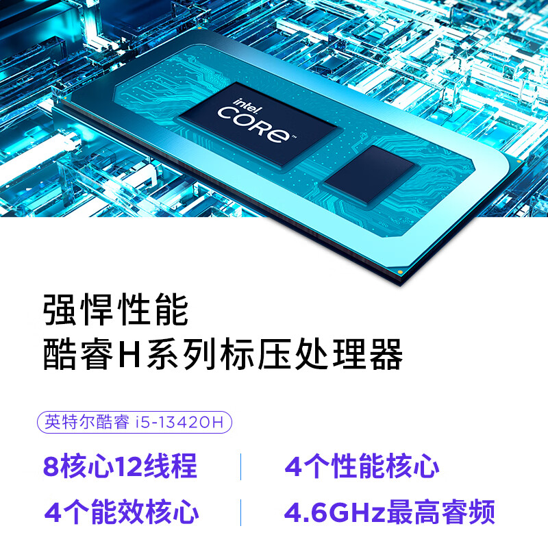 联想(Lenovo)小新14 14英寸轻薄本笔记本电脑(英特尔酷睿标压i5-13420H 24G 512G 16:10大视野 高色域 ) 商务办公学习电脑 卷云灰色高清大图