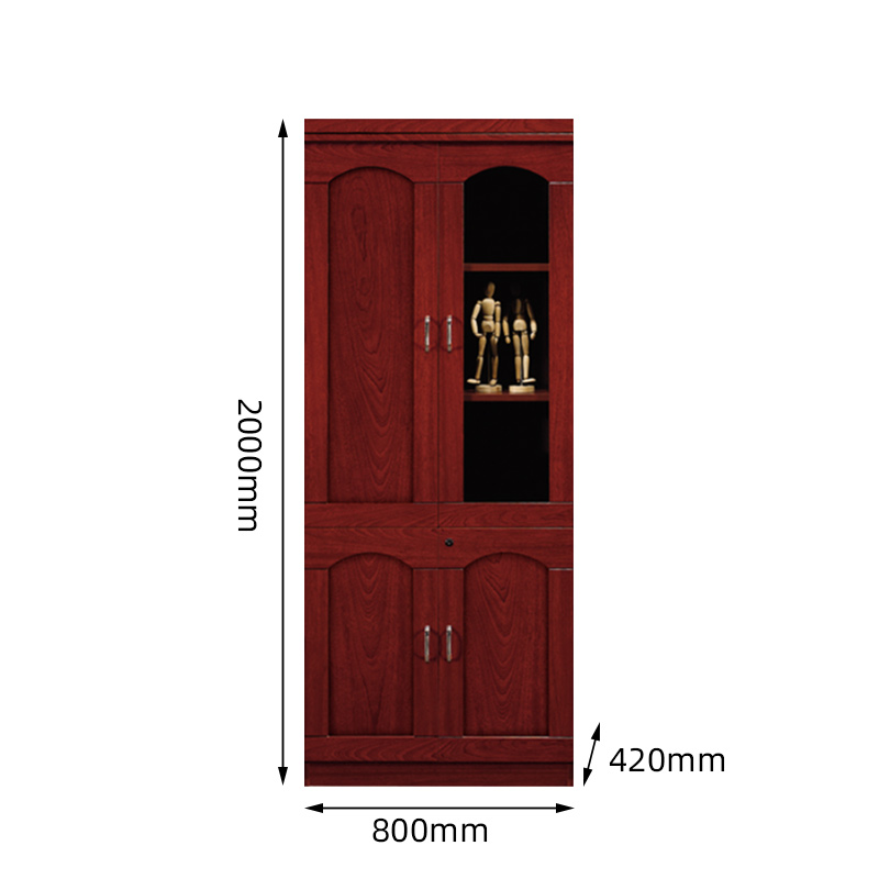 初嘉(CJ)CJ4052428 木质文件柜 二门 800*420*2000mm(单位:台)高清大图