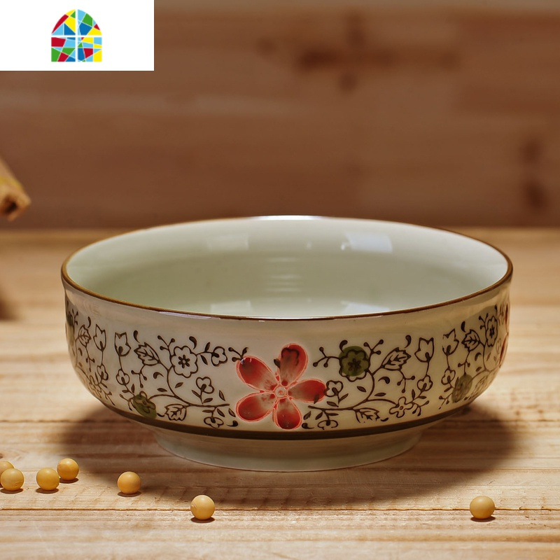 景德镇陶瓷创意餐具日式单个个性吃饭碗 5.5英寸碗