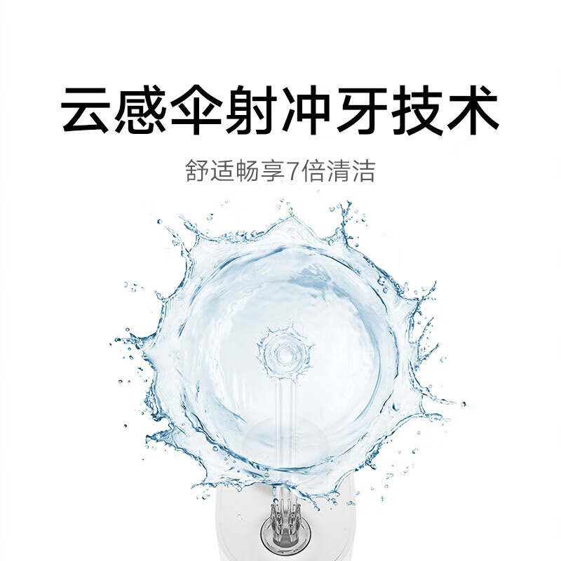 小米米家便携式电动冲牙器F400 薄荷绿 家用水牙线口腔洁牙齿洗牙正畸礼物推荐高清大图
