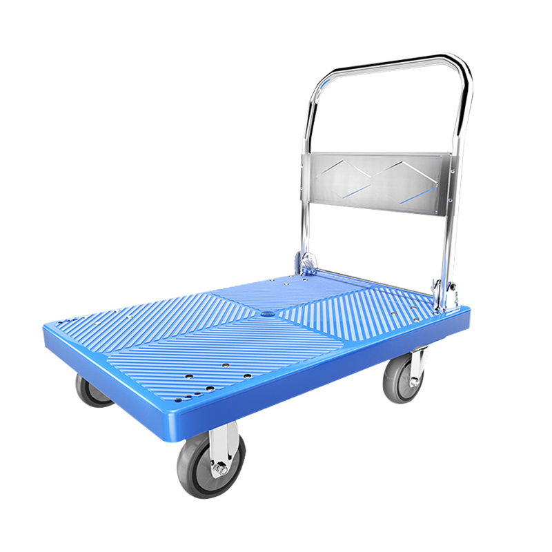 鸿启纳 配5寸防尘轮方管加固折叠手推车承重约800斤 HQN-DH353X 90*60cm(单位:件)高清大图