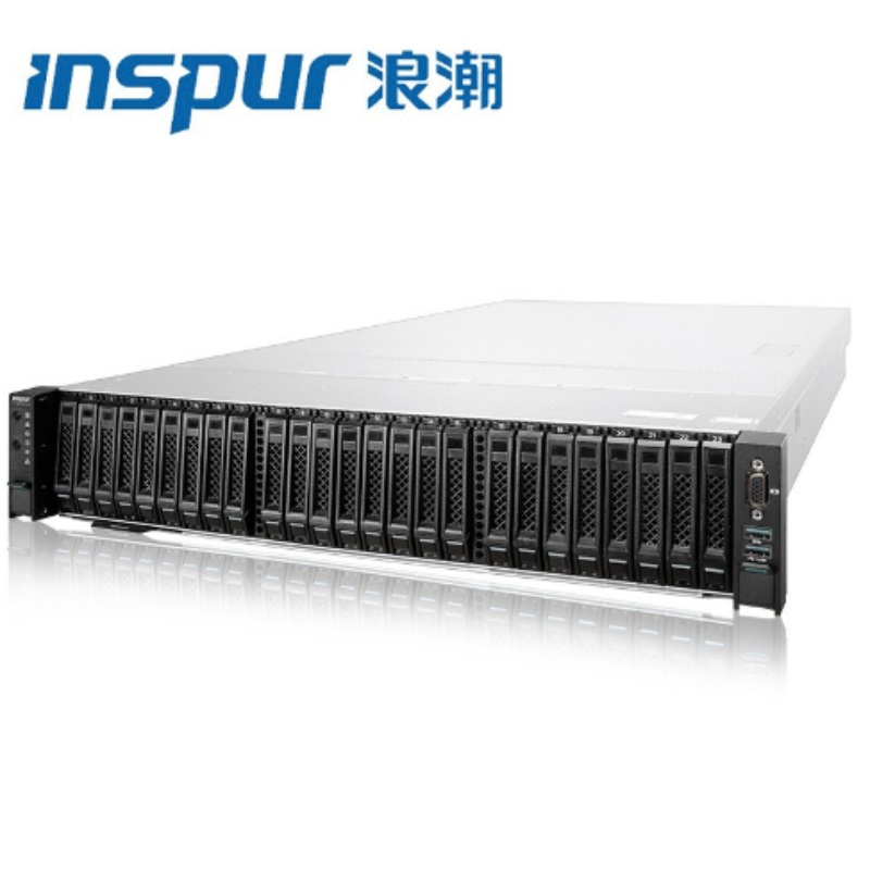 浪潮 2U机架式服务器NF5280 M5(至强4210*2/32G*2/4TB*3/RAID 2GB PM8060/550W*2/双千双万/导轨)
