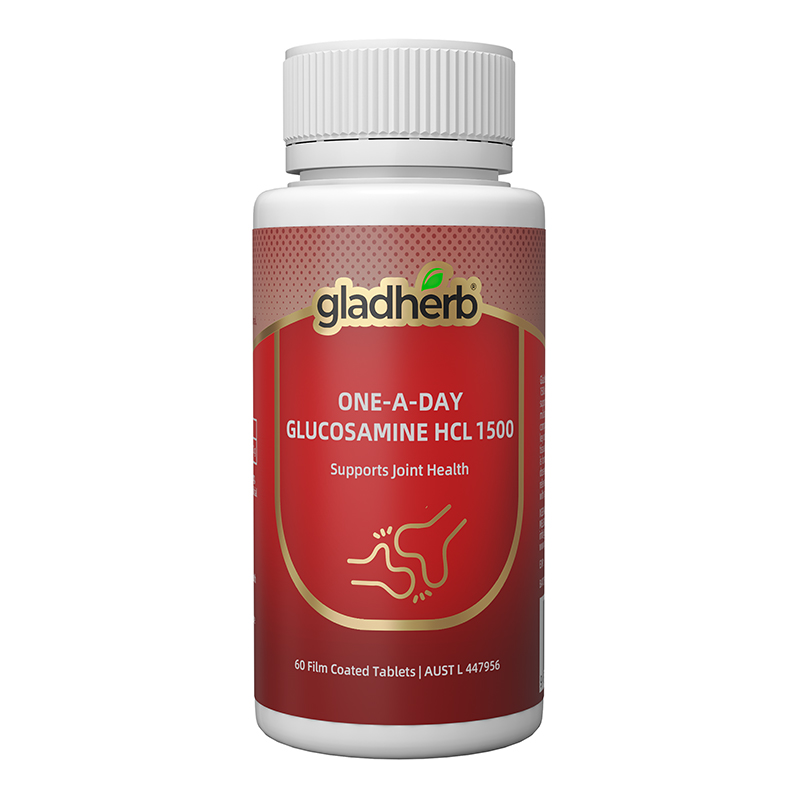澳洲gladherb氨糖维骨力60粒/瓶装原装进口氨基葡萄糖润滑关节中老年保护关节 膳食营养补充剂
