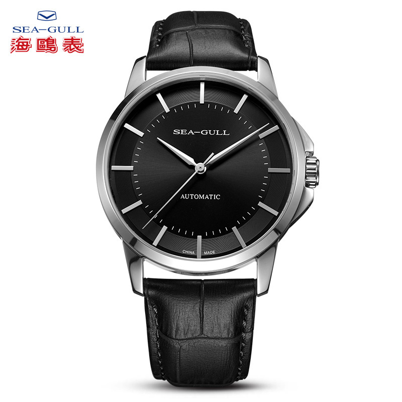 海鸥表(seagull) 正品海鸥手表男士时尚简约 自动机械表 男表6066海纳