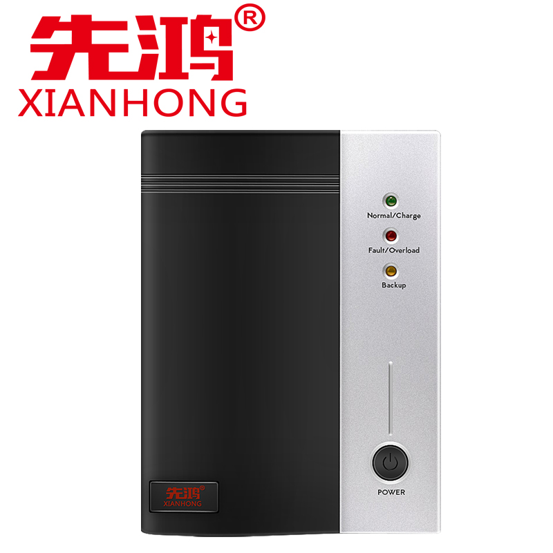 先鸿UPS不间断电源1000VA/600W外接电池24V逆变器正弦波电脑服务器