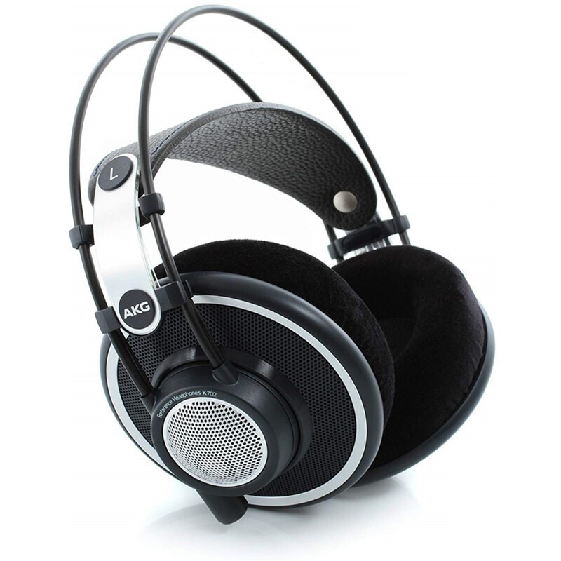 akg爱科技有线头戴式耳机参考级录音室耳机hifi音乐有线耳机录音师