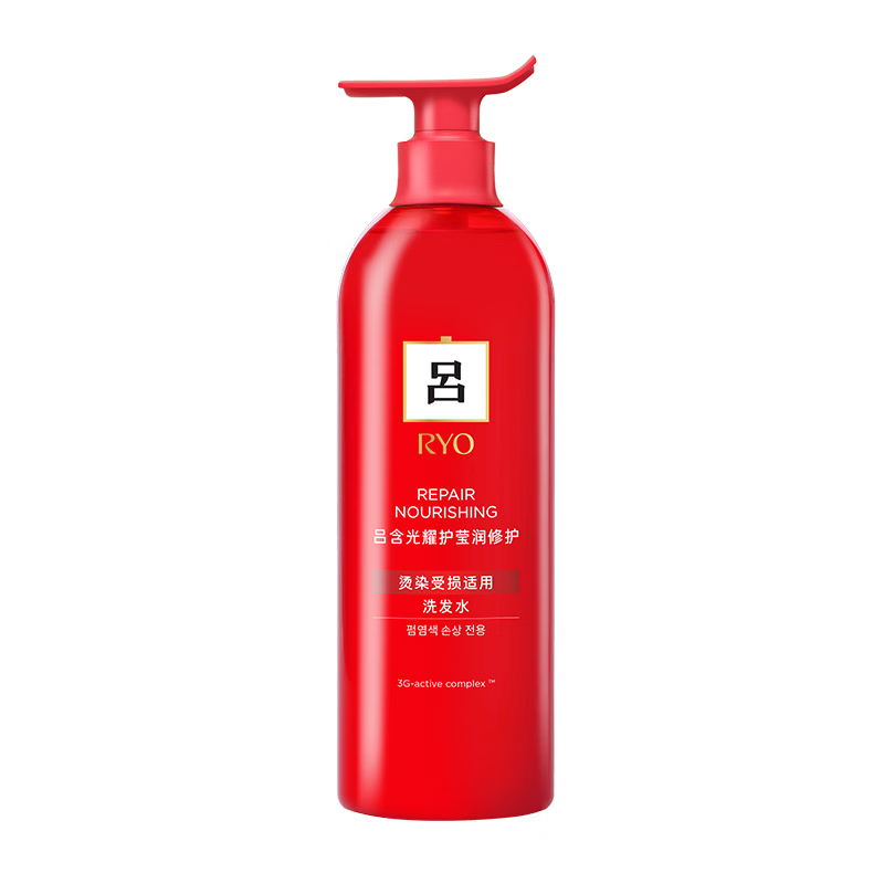 吕(RYO)含光耀护莹润修护洗发水400ml(红吕)