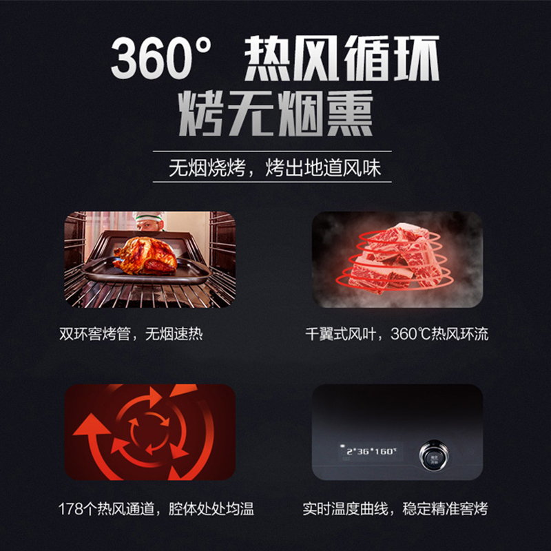 格兰仕蒸烤箱 电蒸箱 电烤箱 蒸烤一体机 台式22升容量 智能操控 多功能家用机 SC22T-C50 蒸汽烤箱