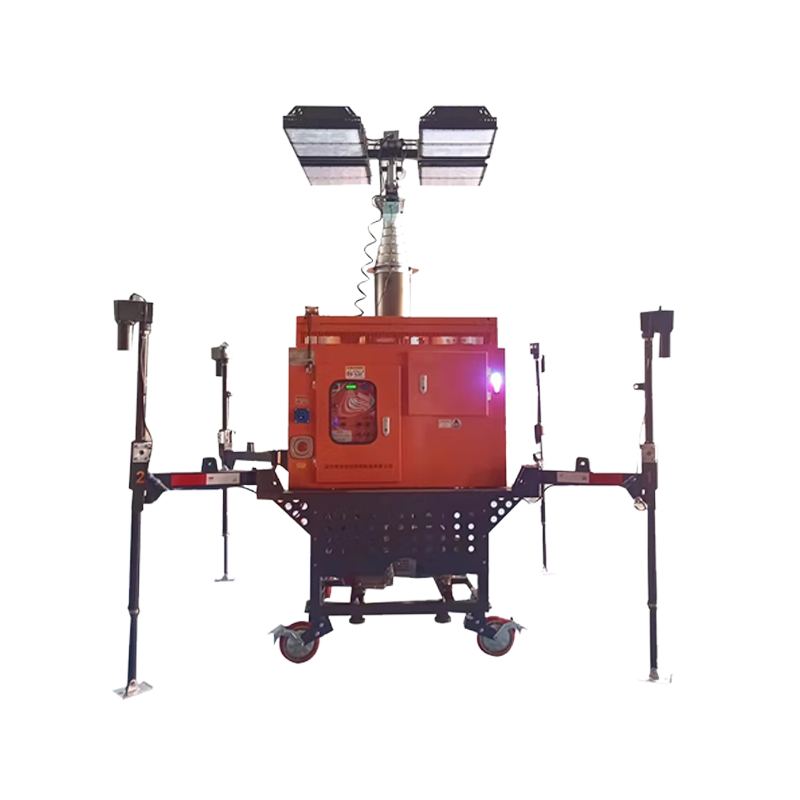 顶火 GMD6800A 7米/220VAC/6500k/LED 智能自升降方舱照明灯 橙色