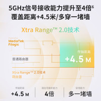 普联(TP-LINK)TL-7DR3630易展版WiFi7千兆双频无线路由器 双频聚合 智能游戏加速 儿童上网管理 易展Mesh 配原装千兆网线