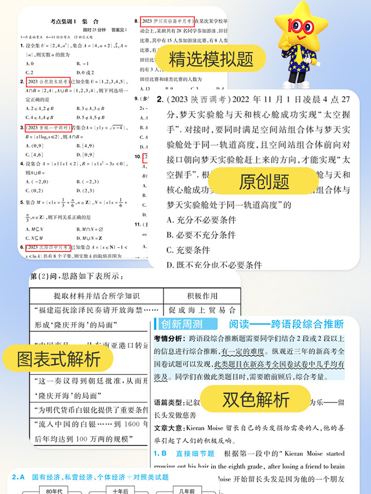 全国通用 政治[新高考版] [正版]2025版新高考一轮复习高考考点集训45天语文数学英语物理化学生物政治历史地理 高考高清大图