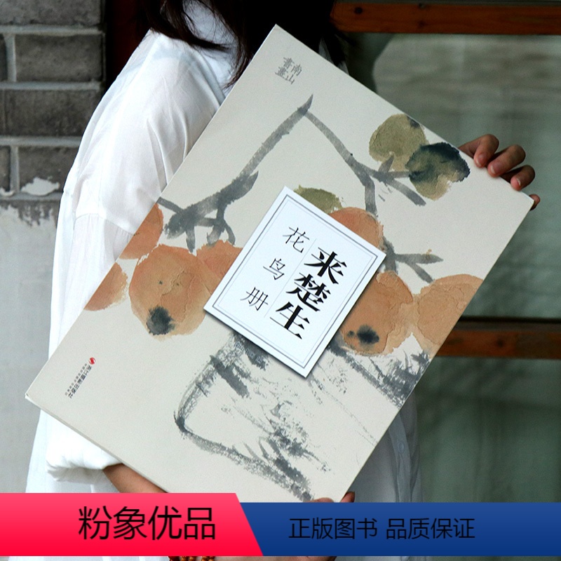 【正版】来楚生花鸟册(大8开单片高清印刷) 可临摹可装饰 历代名家册页鉴赏临摹画册 初学者绘画中国画花鸟画技法教程作品