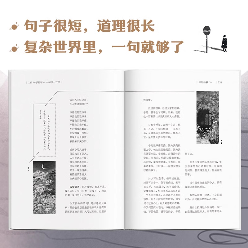 一句顶一万句 [正版]句子星球一句顶一万句杜志建书籍摘抄文案经典语录大全1万句抖音励志文学解压书排行榜高情商聊天高清大图