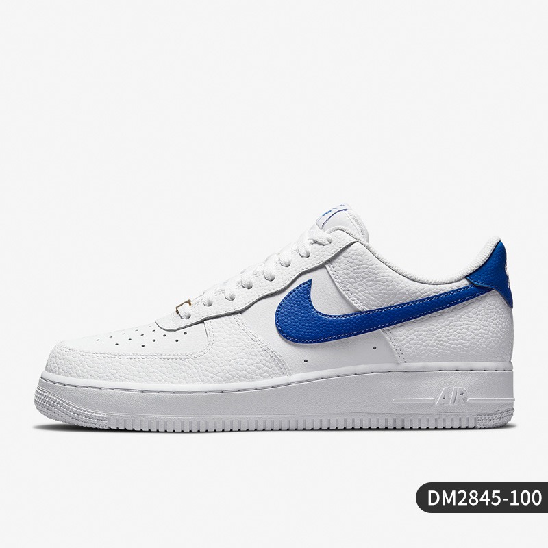 NIKE耐克Air Force 1 AF1 白蓝空军一号男运动低帮板鞋DM2845-100