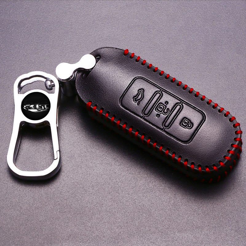 上山豹宝骏汽车钥匙套壳730/310w/510/560/E100/610/630真皮钥匙包扣图片